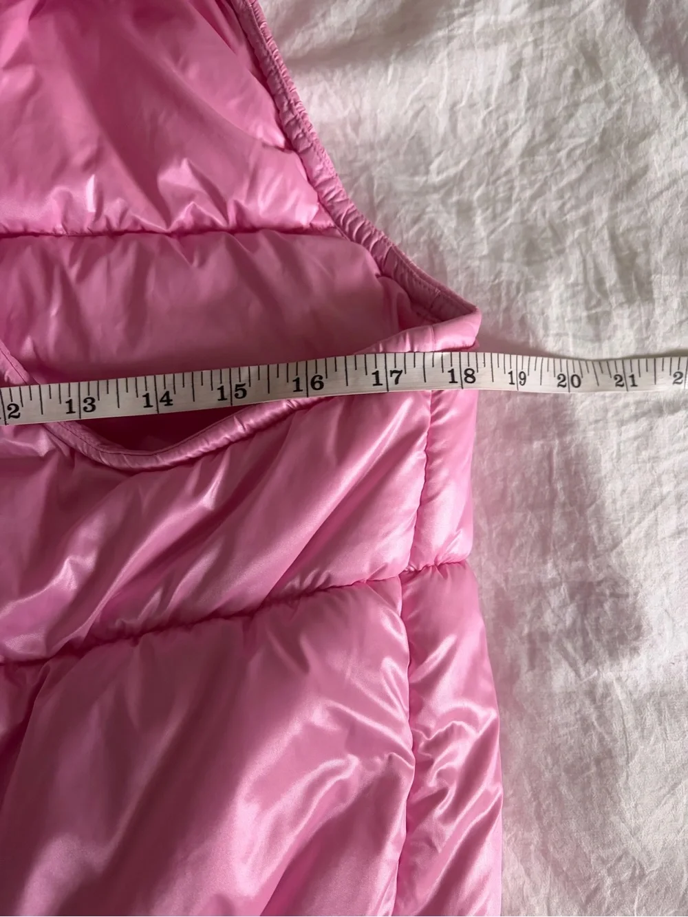 Aritzia Ruff Puff Pink Dog Puffer Jacket Size XL NWT